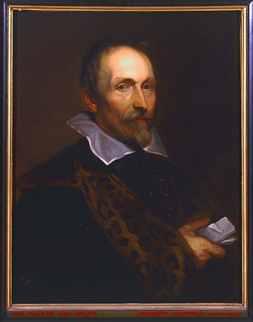 Portrait of Joannes Woverius, 1650, Balthasar van Meurs
