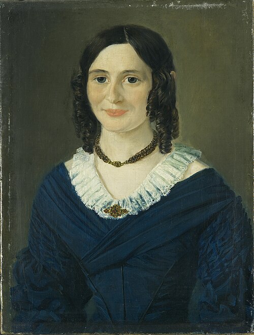 Portrait of Constance Selmer, 1850, Mathias Stoltenberg