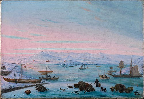 Landskap fra Steigen, 1830, Mathias Stoltenberg