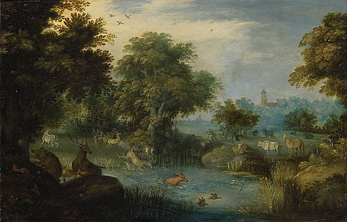 Hunting Scene, 1613, Abraham Govaerts