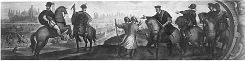 Gentlemen on horse - back, 1569, Palma le Jeune