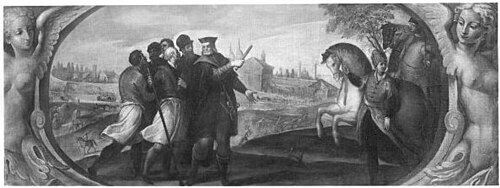 six citizens after war scene, , Palma le Jeune