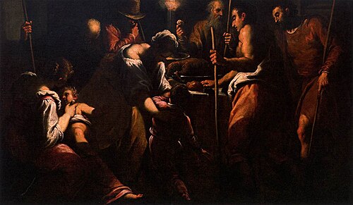 The paschal lamb., 1580, Palma le Jeune