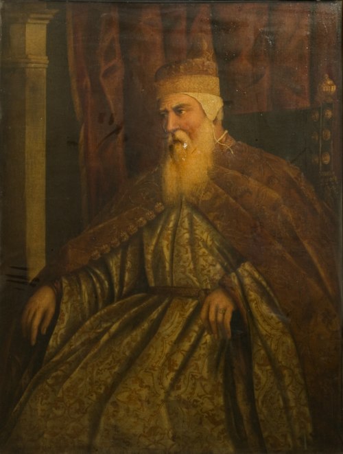 Portrait of Doge Pasquale Cicogna, 1587, Palma le Jeune