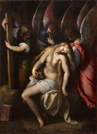 Ascension of Mary Magdalene, 1610, Palma le Jeune