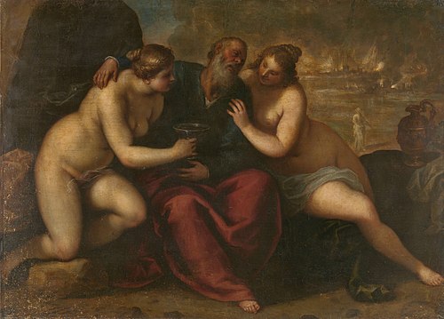 Loth et ses filles, 1610, Palma le Jeune