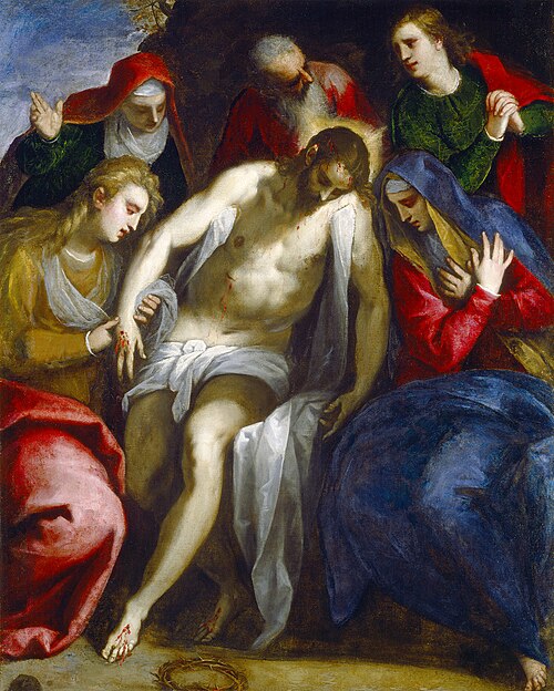 Déploration du Christ, 1620, Palma le Jeune