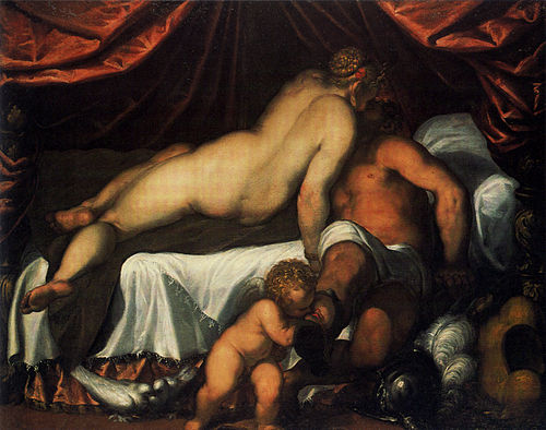 Mars and Venus, 1590, Palma le Jeune