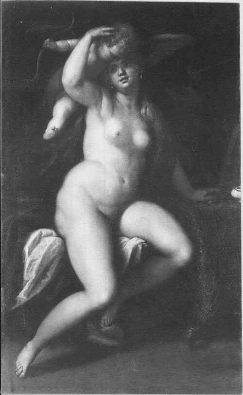 Venus and Cupid, 1590, Palma le Jeune