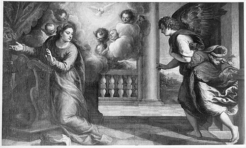 Verkündigung Mariä, 1585, Palma le Jeune
