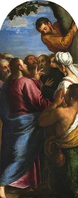 Christ calling Zacchaeus, 1575, Palma le Jeune