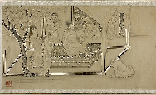 Drinking and Dancing Before the Tribal Chief, 1705, 