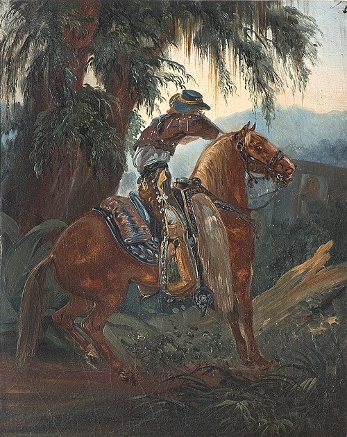 Salteador de diligencias, 1831, Johann Moritz Rugendas