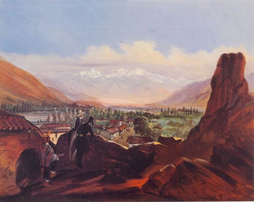 Hacenda dos En La Cañada, 1550, Johann Moritz Rugendas