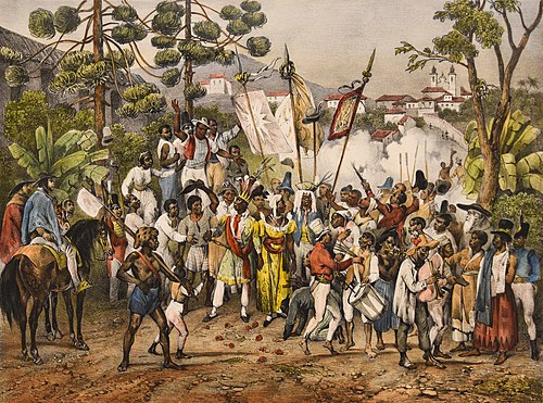 Fête de Sainte Rosalie, Patrone des nègres, , Johann Moritz Rugendas