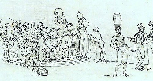 Os Aguadeiros, 1850, Johann Moritz Rugendas