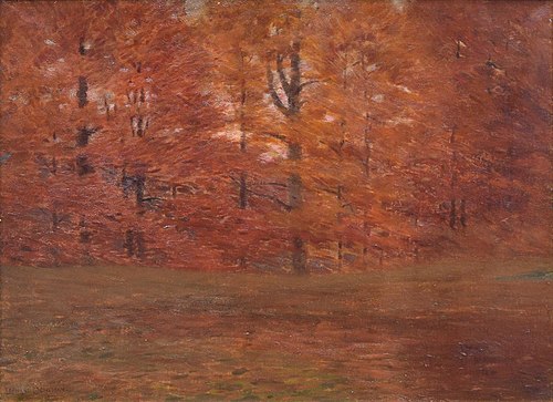 The Edge of the Wood, 1901, Leonard Ochtman
