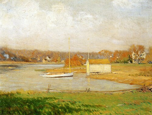 On the Mianus River, 1896, Leonard Ochtman