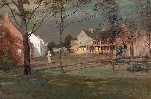 Moonlight, 1894, Leonard Ochtman