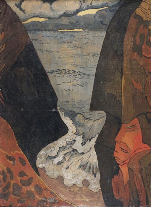 Vorhor vague grise, 1892, Georges Lacombe