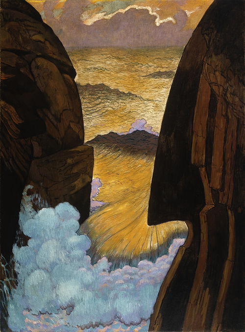 Vorhor, la vague verte, 1896, Georges Lacombe