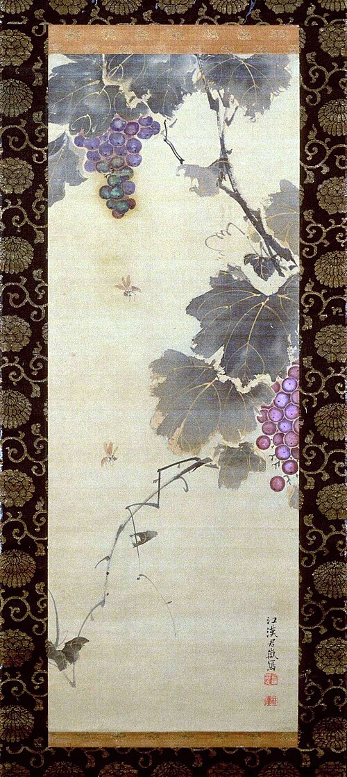 Grapevine, 1769, Shiba Kōkan