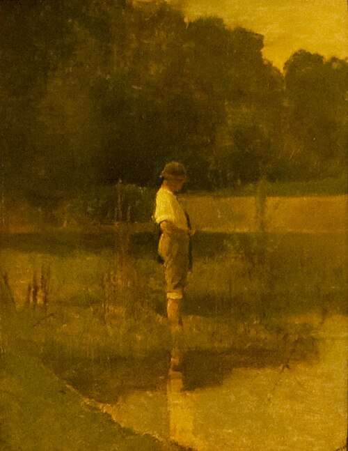 Angling Boy, 1890, László Mednyánszky