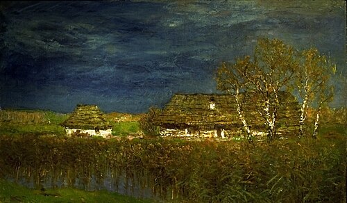 Farmstead, , László Mednyánszky
