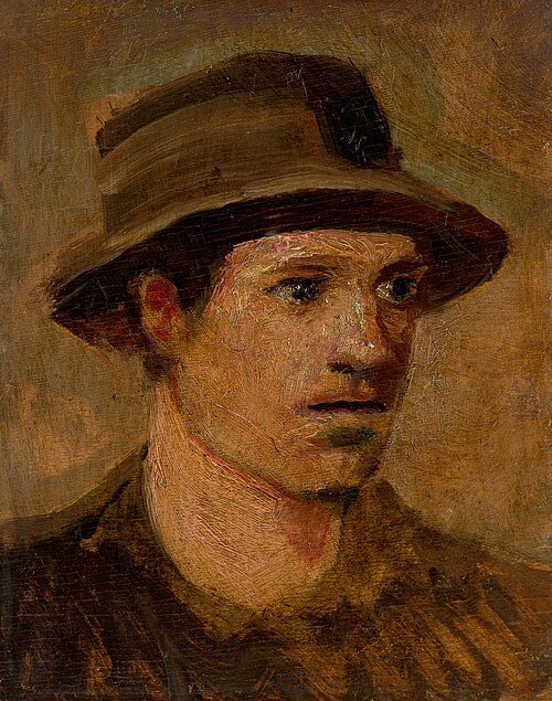 Head of a Labourer, 1907, László Mednyánszky