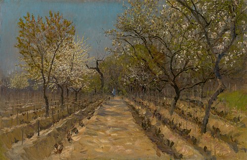 Vineyard, 1890, László Mednyánszky