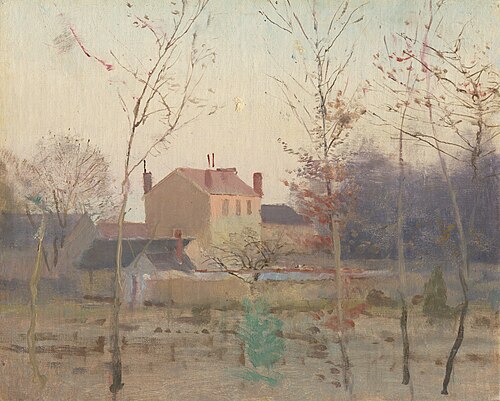 Autumn at the Edge of a City, 1895, László Mednyánszky
