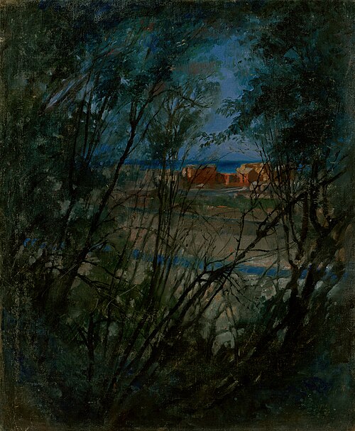 Blue Landscape, 1875, László Mednyánszky