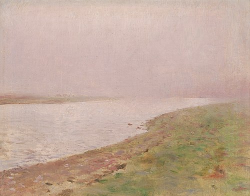 River, 1895, László Mednyánszky
