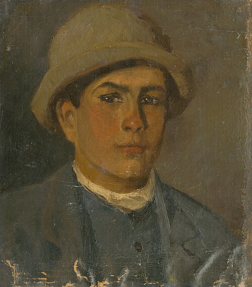 Mill Helper from Beckov, 1890, László Mednyánszky