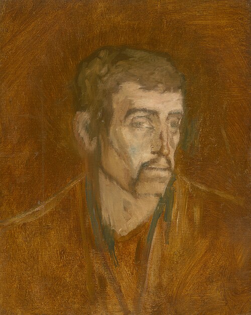 Study of Unhappy Man, 1880, László Mednyánszky