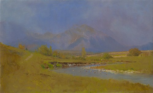 After Spring Rain under the Tatras, 1878, László Mednyánszky