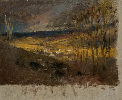 Valley with Clouds, 1880, László Mednyánszky
