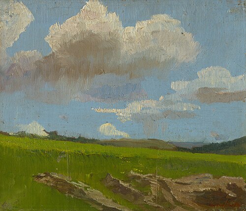 Landscape with Clouds, 1890, László Mednyánszky
