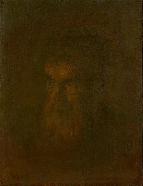 Head Study of an Old Man, 1895, László Mednyánszky
