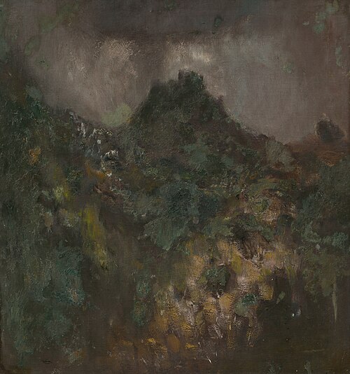 Landscape with a Castle before the Storm, 1895, László Mednyánszky
