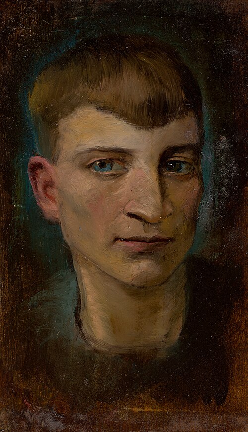 Head of Emaciated Boy, 1880, László Mednyánszky