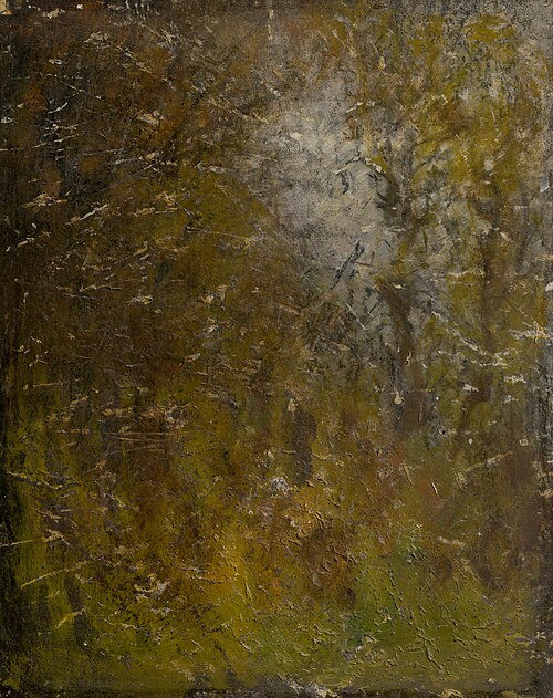Figure in a Park, 1900, László Mednyánszky