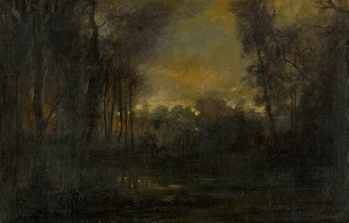 Swampy Landscape, 1880, László Mednyánszky