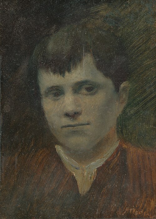 Head of a Peasant Boy, 1880, László Mednyánszky