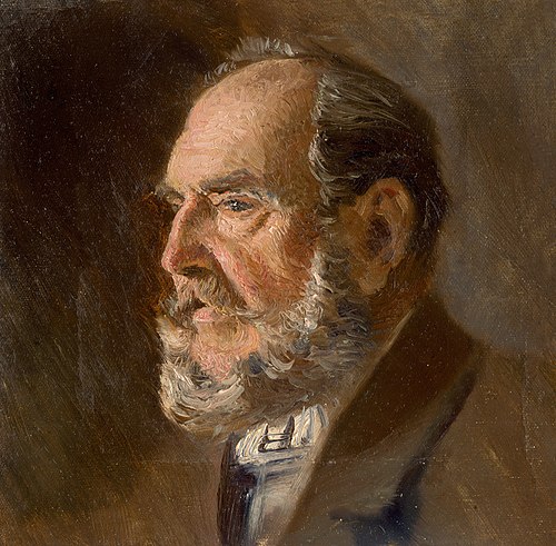 Head Study of an Old Man, 1890, László Mednyánszky