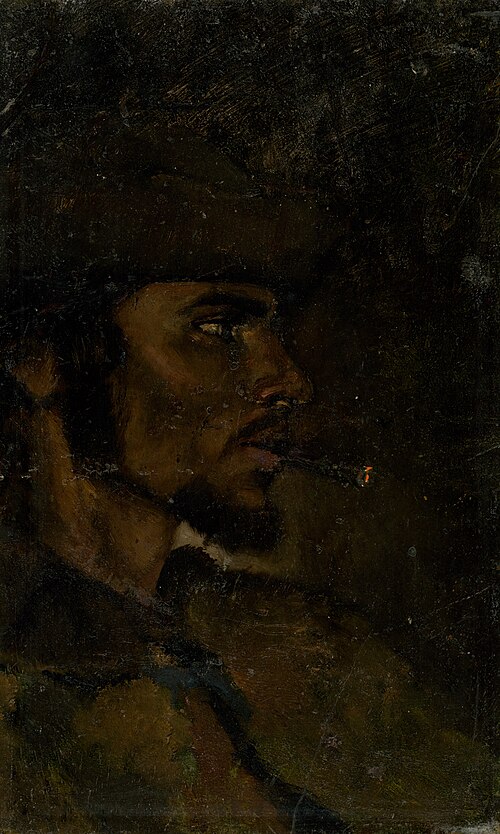 Portrait of a Gypsy, 1900, László Mednyánszky