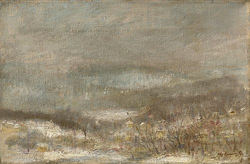 Winter Bleak Landscape, 1900, László Mednyánszky