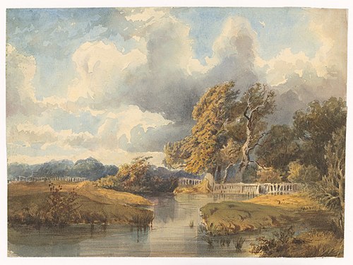 Lake in a Swiss Park, , László Mednyánszky