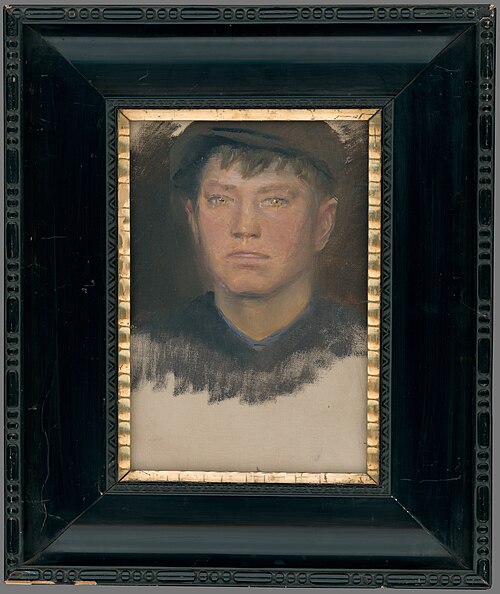 Portrét chlapca, 1900, László Mednyánszky