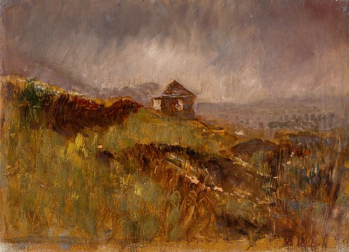 Opustený dom, 1880, László Mednyánszky